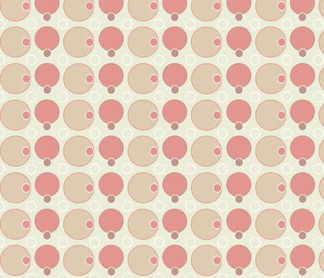 polka_dots_pink fabric by christine_gibson on Spoonflower - custom fabric