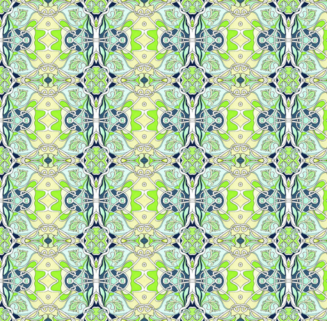 Let's Dance the Art Nouveau fabric by edsel2084 on Spoonflower - custom fabric