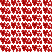 red hearts