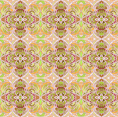 Peachy Keen fabric by edsel2084 on Spoonflower - custom fabric