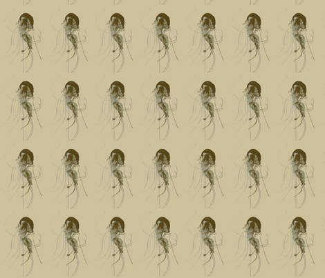 Jellyfish fabric by susanpolston on Spoonflower - custom fabric