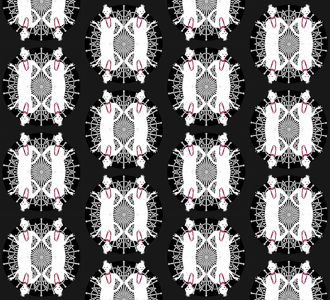 flappers fabric by kociara on Spoonflower - custom fabric
