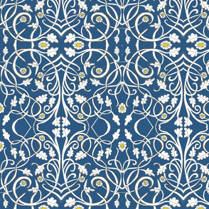 Blue Art Deco