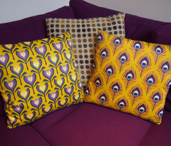 Deco Fans, Feathers and Flowers - selection for sateen