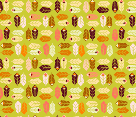 DayGlo Deco: full color fabric by nadiahassan on Spoonflower - custom fabric