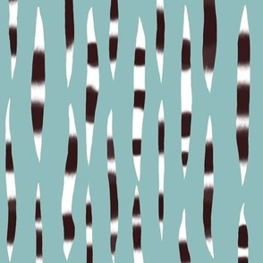 Porcupine Quills in Blue