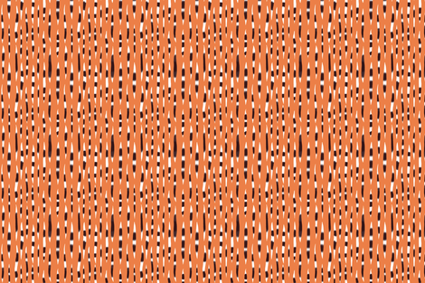 Orange Porcupine Quills  fabric by prettypenny on Spoonflower - custom fabric