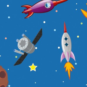 space rocket solar system