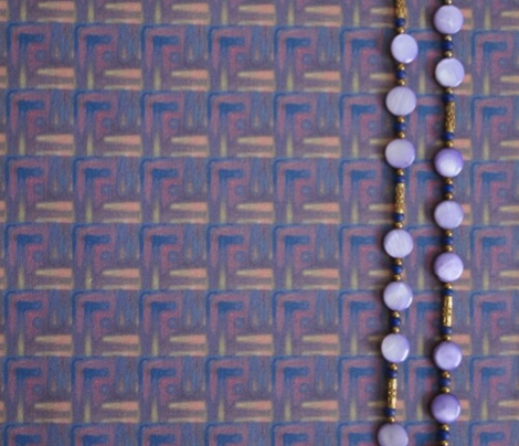 Plum and Beige Abstract Plaid © Gingezel™ 2013
