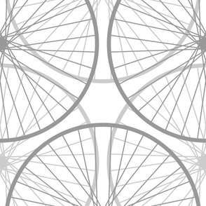 the wheels on the bike ...