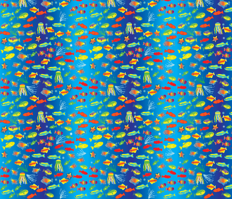 fun_fishes fabric by christine_gibson on Spoonflower - custom fabric