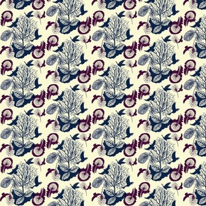 trees birds dandelions