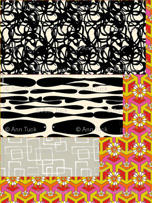Chair Pillows + Lumbar - Poured, Drizzled, and Japanese Brush Rectangles