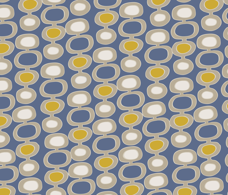 Orbs-Blue fabric by krisruff on Spoonflower - custom fabric