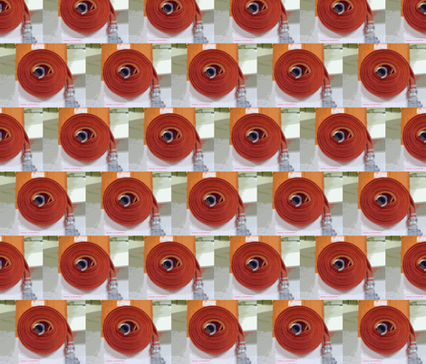Fire Hose Rose fabric by susaninparis on Spoonflower - custom fabric