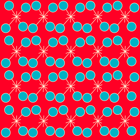 Red sparkle in her eyes fabric by crycepaul on Spoonflower - custom fabric