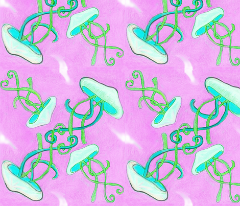 RMT-Jellyfish fabric by rennata on Spoonflower - custom fabric