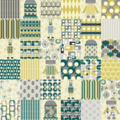mod robots cheater quilt