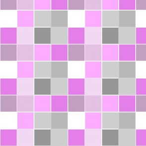 Squares & Stripes Community Pink