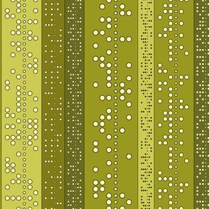 Punch Tape (in greens)