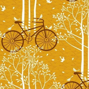 Bicycle Under The Tree