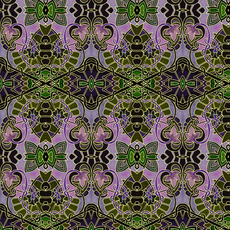A Mid Summer Twilight fabric by edsel2084 on Spoonflower - custom fabric