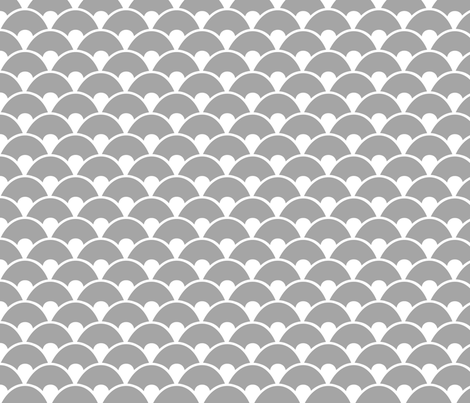 Grey sea fabric by wantit on Spoonflower - custom fabric
