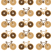Parked Breakfast Bikes (white)