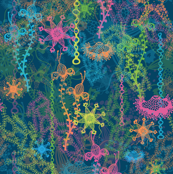 jellyfish jungle deep blue