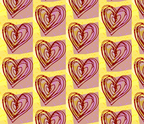 Heartsart_home fabric by _vandecraats on Spoonflower - custom fabric