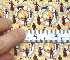 Steampunk Time Machine Doll fabric  © 2011 by Jane Walker