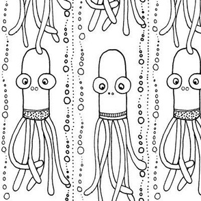 squid stripe w/b