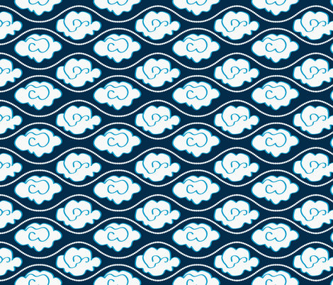 Pearly Clouds fabric by janelle_wooten on Spoonflower - custom fabric