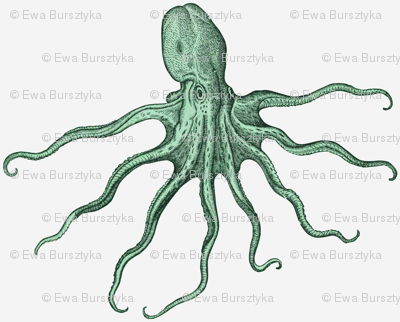 octopus - green large scale