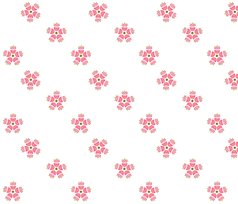 Matilda_Pink_ii fabric by designedtoat on Spoonflower - custom fabric