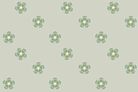 Matilda_Green_ii fabric by designedtoat on Spoonflower - custom fabric