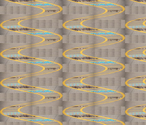 Brick Paint Yellow Ladder