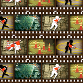 Block Party film strip vignettes