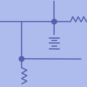 schematics dark on light blue