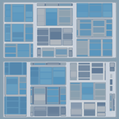 Limestone Blocks in Blue © Gingezel™ 2012