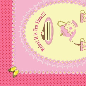 Spring blossoms Tea Towel (pink)