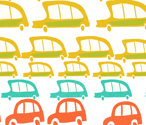 carsspoonflower fabric by mummysam on Spoonflower - custom fabric