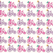 Bicycles in Pinks