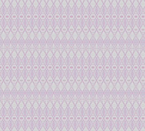 Pastel Pink Diamonds Geometric © Gingezel 2012 fabric by gingezel on Spoonflower - custom fabric
