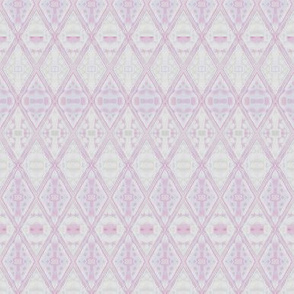 Pastel Pink Diamonds Geometric © Gingezel 2012