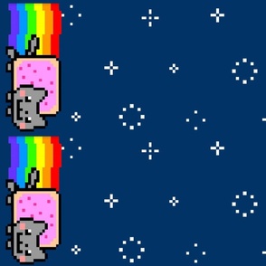 Nyan Cat (Poptart Cat) Border Print