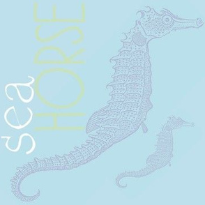 Seahorse (light blue)
