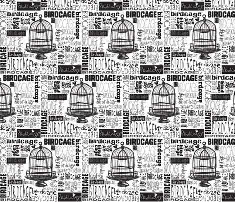 Birdcage Type! (Black & White)