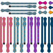 The Baroque Collection: 7 Cut & Sew Bow-Ties