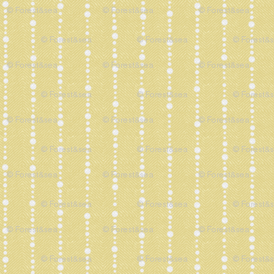 Yellow Twill with Dots